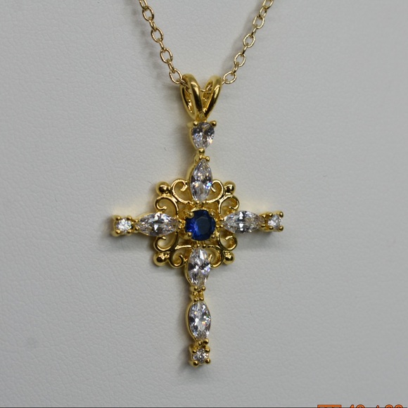 COPY - Gold Filled Cross Necklace! - Picture 2 of 12
